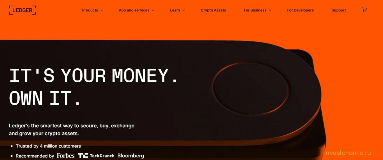 Официальный сайт Ledger